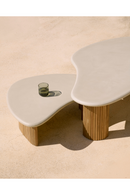 Teak Base Outdoor Coffee Table | Ethnicraft Boomerang | Oroatrade.com
