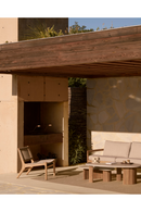 Teak Base Outdoor Coffee Table | Ethnicraft Boomerang | Oroatrade.com