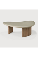 Teak Base Outdoor Coffee Table | Ethnicraft Boomerang | Oroatrade.com