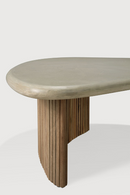 Teak Base Outdoor Coffee Table | Ethnicraft Boomerang | Oroatrade.com