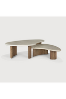 Teak Base Outdoor Coffee Table | Ethnicraft Boomerang | Oroatrade.com