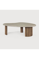 Teak Base Outdoor Coffee Table | Ethnicraft Boomerang | Oroatrade.com