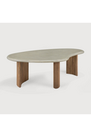 Teak Base Outdoor Coffee Table | Ethnicraft Boomerang | Oroatrade.com