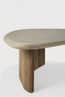 Teak Base Outdoor Coffee Table | Ethnicraft Boomerang | Oroatrade.com