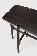 Dark Brown Teak Console Table | Ethnicraft PI | Oroatrade.com
