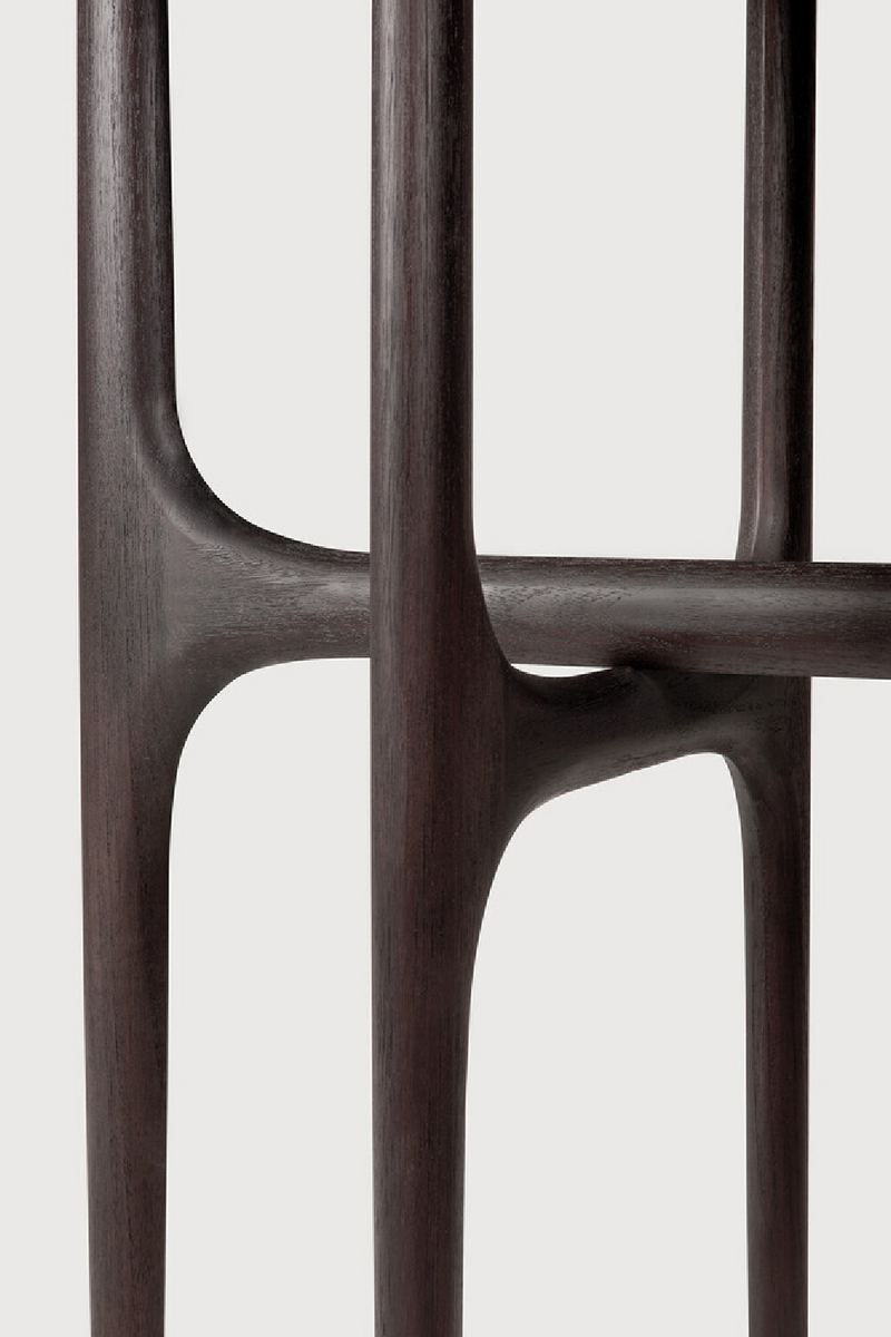 Dark Brown Teak Console Table | Ethnicraft PI | Oroatrade.com