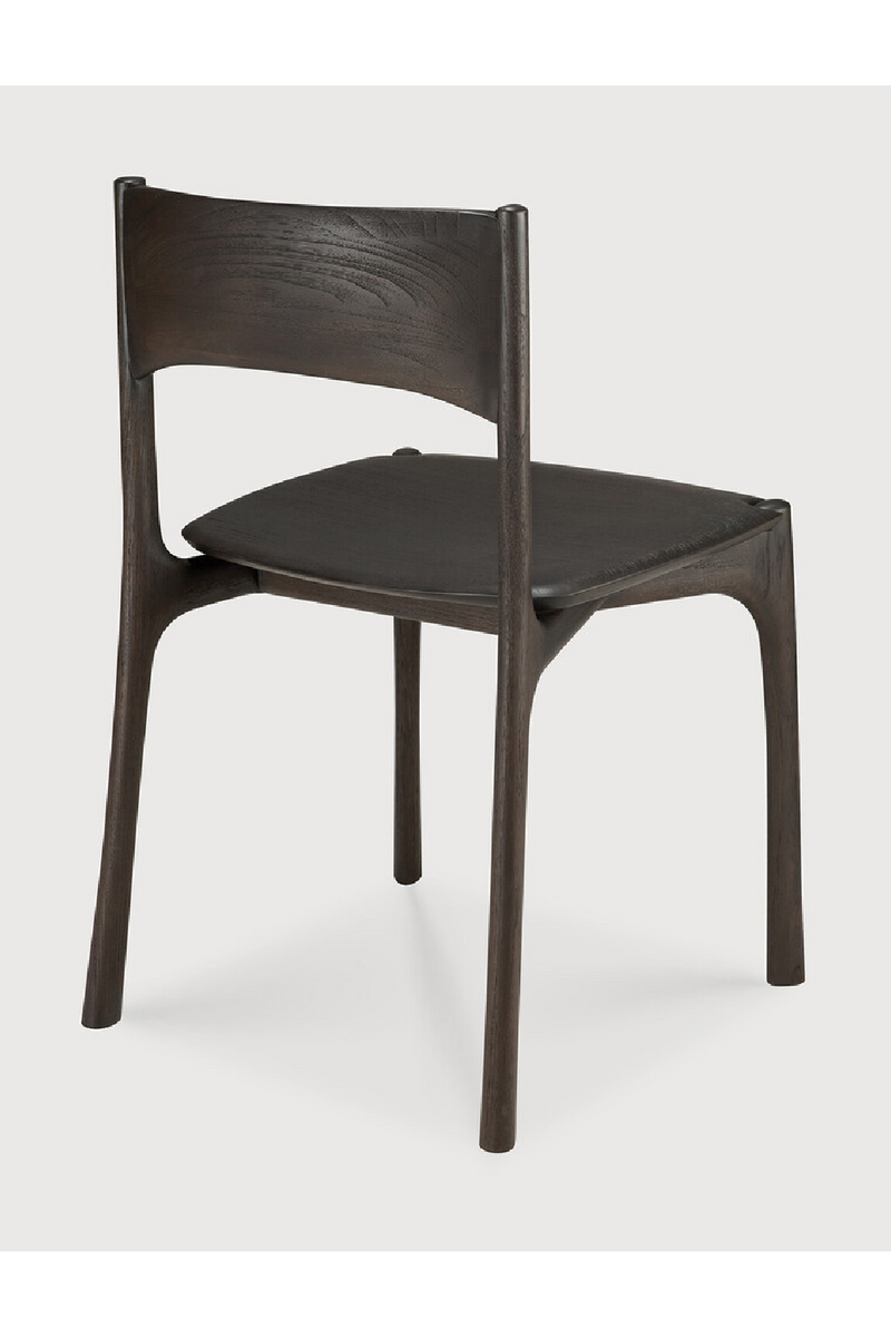Dark Brown Teak Dining Chair | Ethnicraft PI | Oroatrade.com