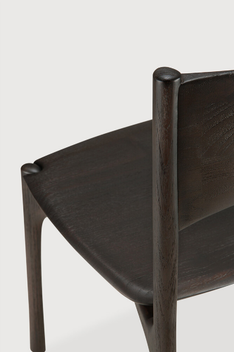 Dark Brown Teak Dining Chair | Ethnicraft PI | Oroatrade.com