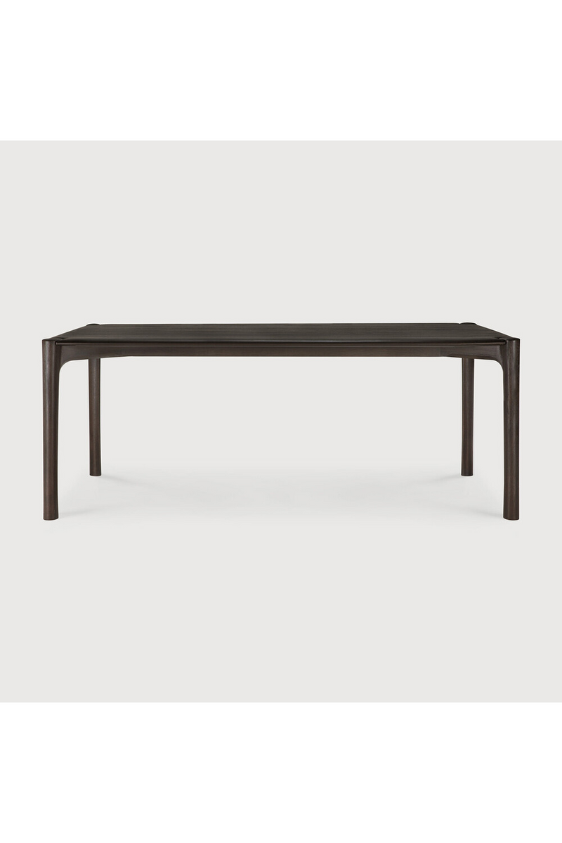 Varnished Teak Dining Table | Ethnicraft PI | Oroatrade.com