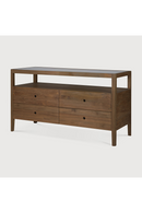 4-Drawer Oak Dresser | Ethnicraft Spindle | Oroatrade.com