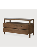4-Drawer Oak Dresser | Ethnicraft Spindle | Oroatrade.com