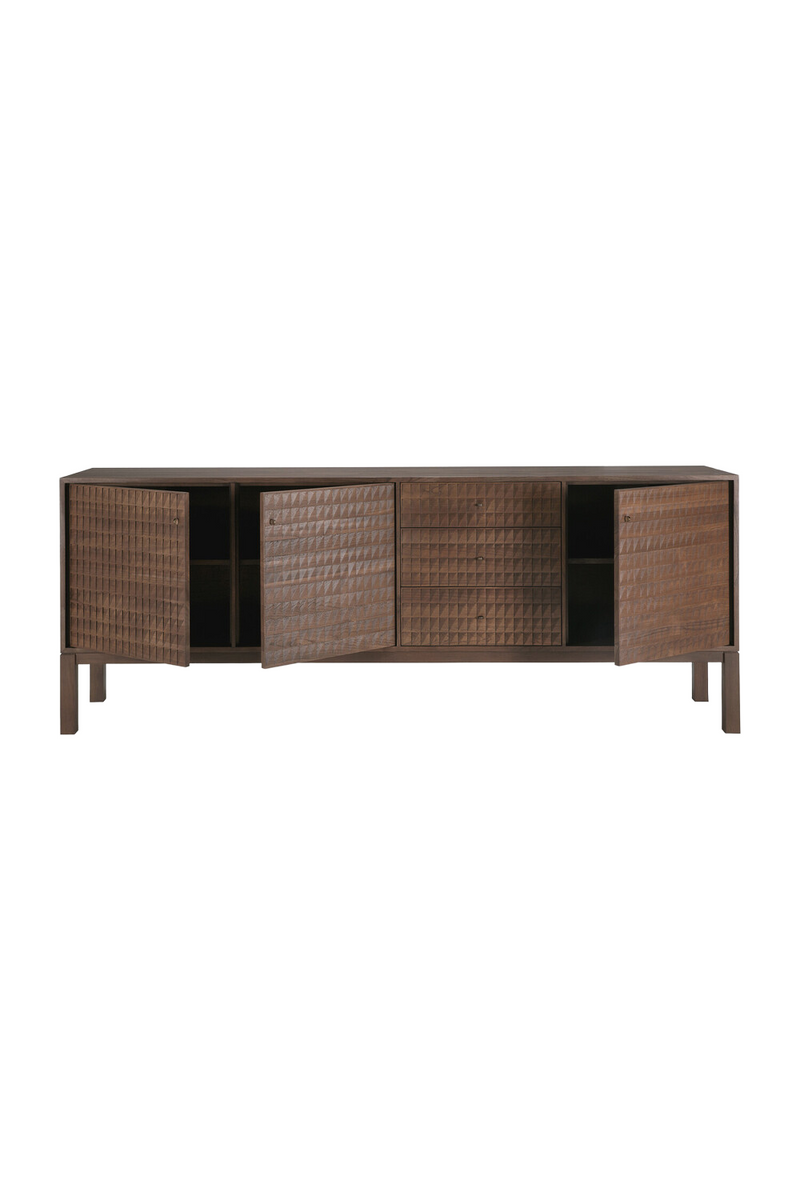 Hand-carved Paneled Sideboard | Ethnicraft Sono | Oroatrade.com