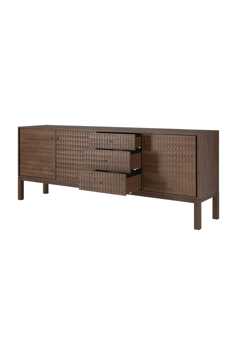 Hand-carved Paneled Sideboard | Ethnicraft Sono | Oroatrade.com