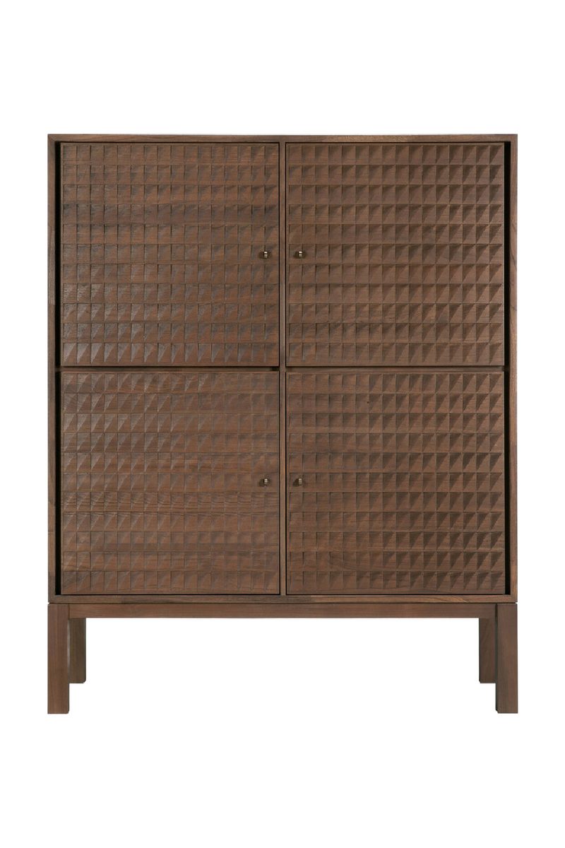 Hand-carved Paneled Cupboard | Ethnicraft Sono | Oroatrade.com