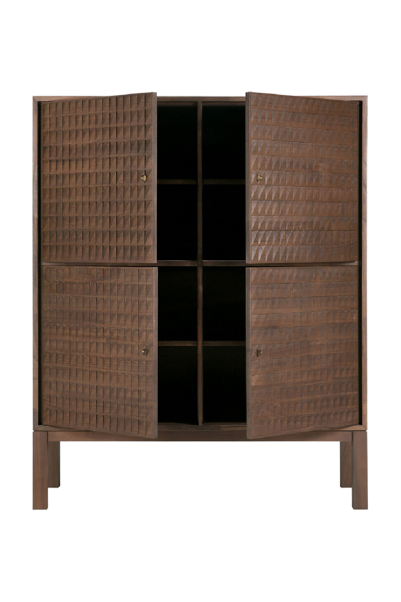 Hand-carved Paneled Cupboard | Ethnicraft Sono | Oroatrade.com