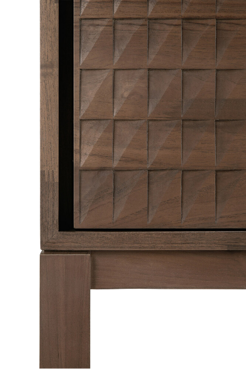 Hand-carved Paneled Cupboard | Ethnicraft Sono | Oroatrade.com