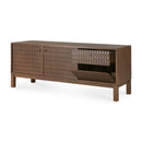 Hospitality furniture - Brown Teak Carved TV Cabinet - www.oroatrade.com