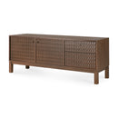 Hospitality furniture - Brown Teak Carved TV Cabinet - www.oroatrade.com