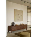 Hospitality furniture - Brown Teak Carved TV Cabinet - www.oroatrade.com