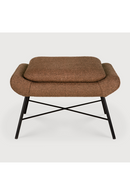50's Inspired Upholstered Footstool | Ethnicraft Barrow | Oroatrade.com