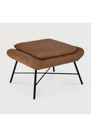 50's Inspired Upholstered Footstool | Ethnicraft Barrow | Oroatrade.com