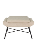 50's Inspired Upholstered Footstool | Ethnicraft Barrow | Oroatrade.com