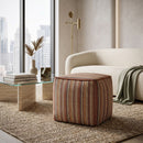 Stripe Outdoor Ottoman | Ethnicraft Zahara