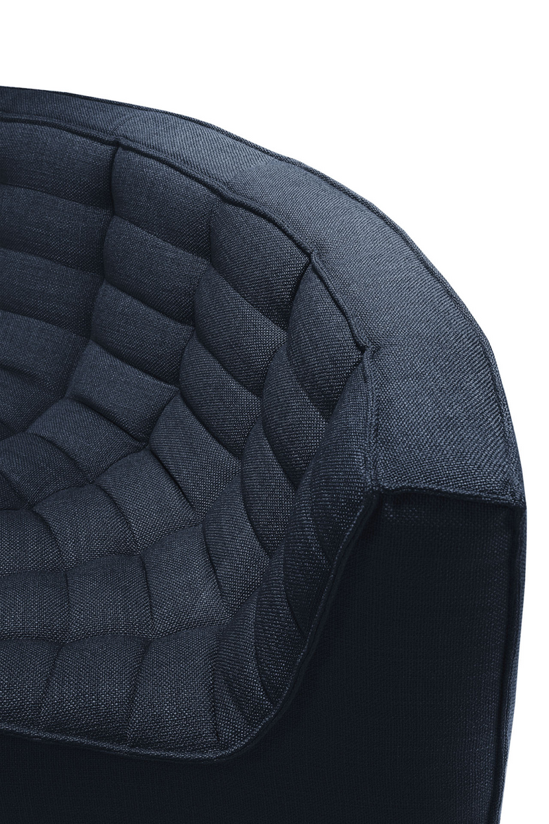 Blue Fabric Upholstered Sofa | Ethnicraft N701 | Oroatrade.com