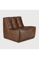 Brown Leather Modular Sofa | Ethnicraft N701 | Oroatrade.com