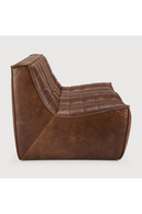 Brown Leather Modular Sofa | Ethnicraft N701 | Oroatrade.com