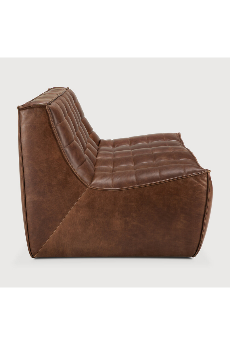 Brown Leather Modular Sofa | Ethnicraft N701 | Oroatrade.com