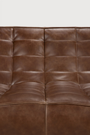 Brown Leather Modular Sofa | Ethnicraft N701 | Oroatrade.com