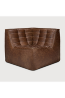 Brown Leather Modular Sofa | Ethnicraft N701 | Oroatrade.com