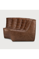 Brown Leather Modular Sofa | Ethnicraft N701 | Oroatrade.com