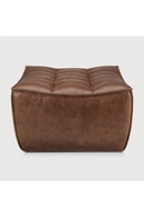 Brown Leather Modular Sofa | Ethnicraft N701 | Oroatrade.com