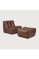 Brown Leather Modular Sofa | Ethnicraft N701 | Oroatrade.com