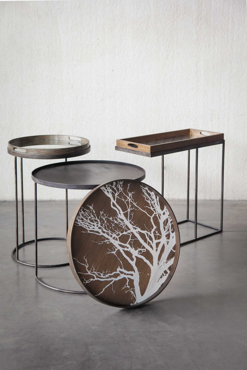 Wooden Round Tray | Ethnicraft Tree | Oroatrade.com
