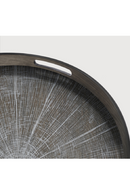 Round Hand-Painted Wood Tray | Ethnicraft Slice | Oroatrade.com