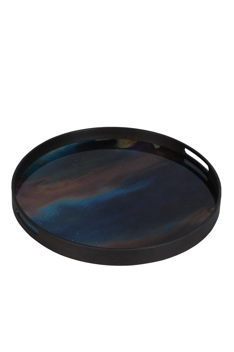 Round Glass Tray | Ethnicraft Organic | Oroatrade.com