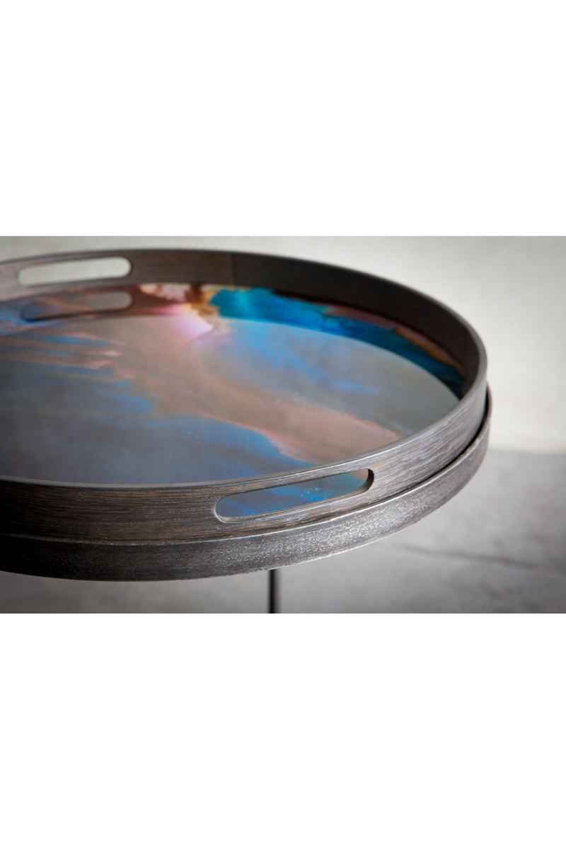 Round Glass Tray | Ethnicraft Organic | Oroatrade.com