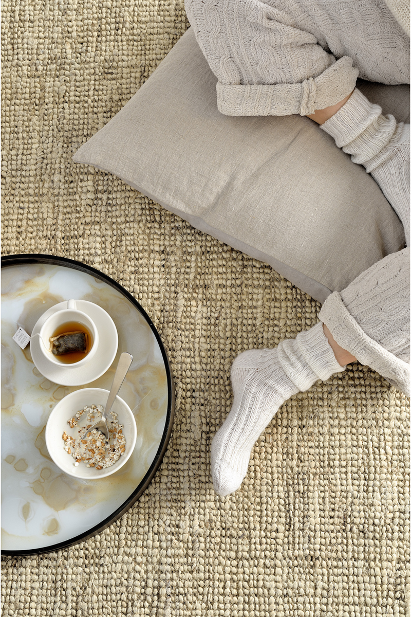 Round Glass Tray | Ethnicraft Organic | Oroatrade.com