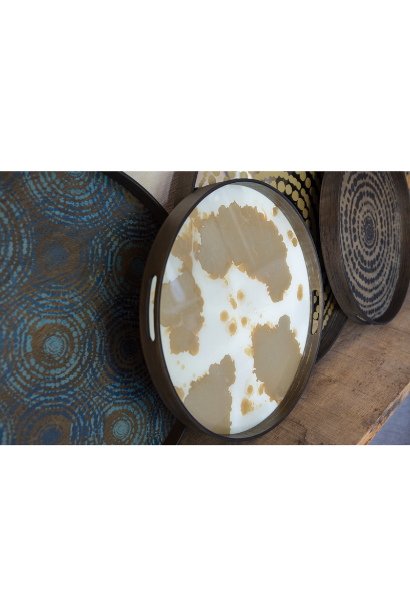 Round Glass Tray | Ethnicraft Organic | Oroatrade.com