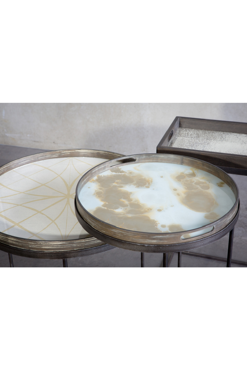 Round Glass Tray | Ethnicraft Organic | Oroatrade.com