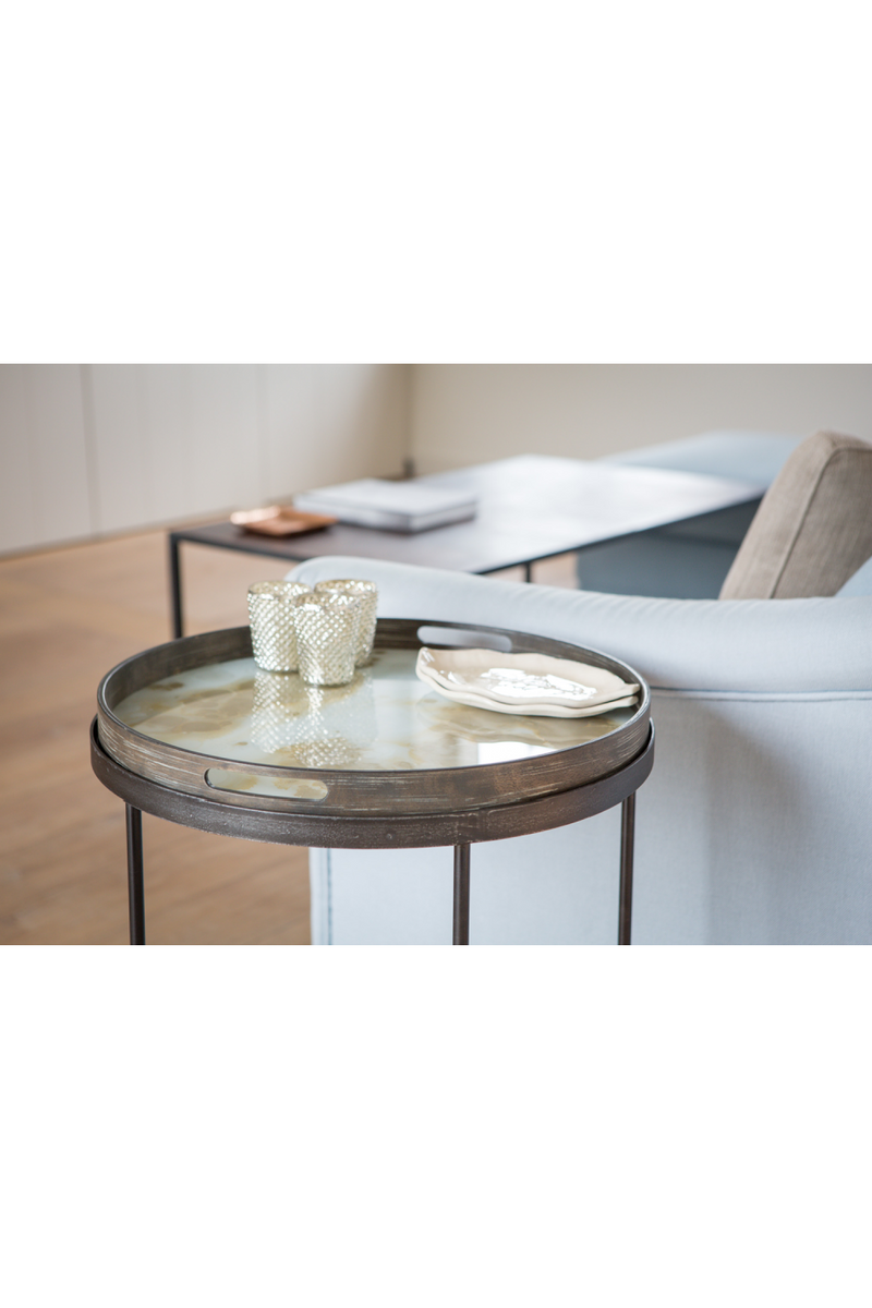 Round Glass Tray | Ethnicraft Organic | Oroatrade.com