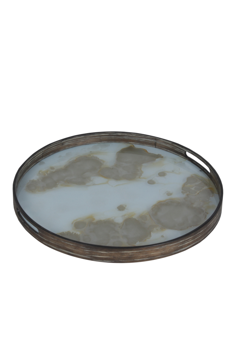 Round Glass Tray | Ethnicraft Organic | Oroatrade.com