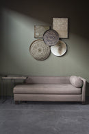 Tribal Print Round Wooden Tray | Ethnicraft Beads | Oroatrade.com