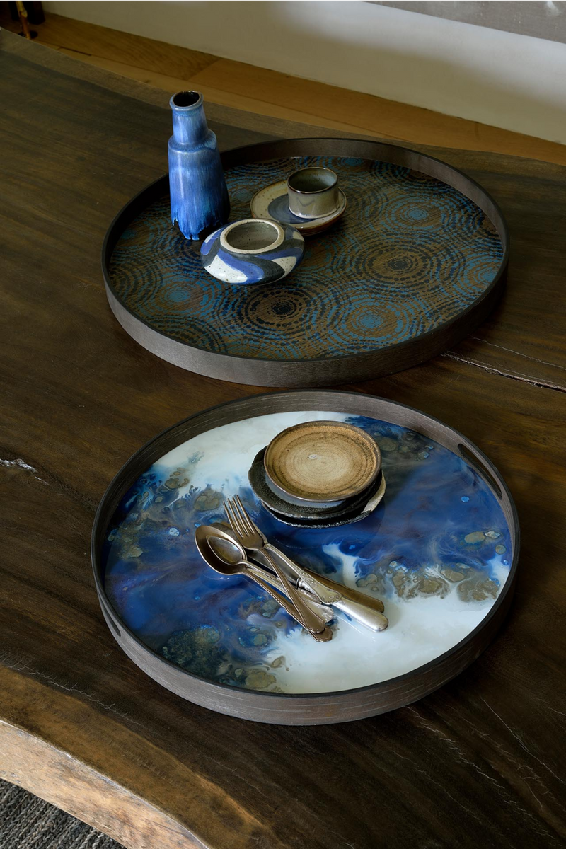 Round Glass Tray | Ethnicraft Organic | Oroatrade.com