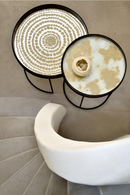 Printed Round Mirror Tray | Ethnicraft Beads | Oroatrade.com