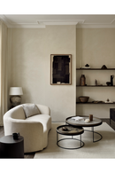 Round Hand-Painted Wood Tray | Ethnicraft Slice | Oroatrade.com