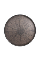 Round Hand-Painted Wood Tray | Ethnicraft Slice | Oroatrade.com